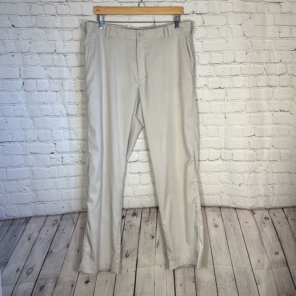 Nike Flex Golf Core Mens Khaki Golf Pants Dri Fit Size W36 x L32 472532-072 LOOK